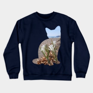 Flowers on the beach Crewneck Sweatshirt